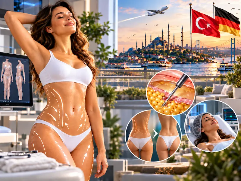 Awake HD-Fettabsaugung ohne Vollnarkose in örtlicher Betäubung – Konturplanung an Bauch und Flanken
