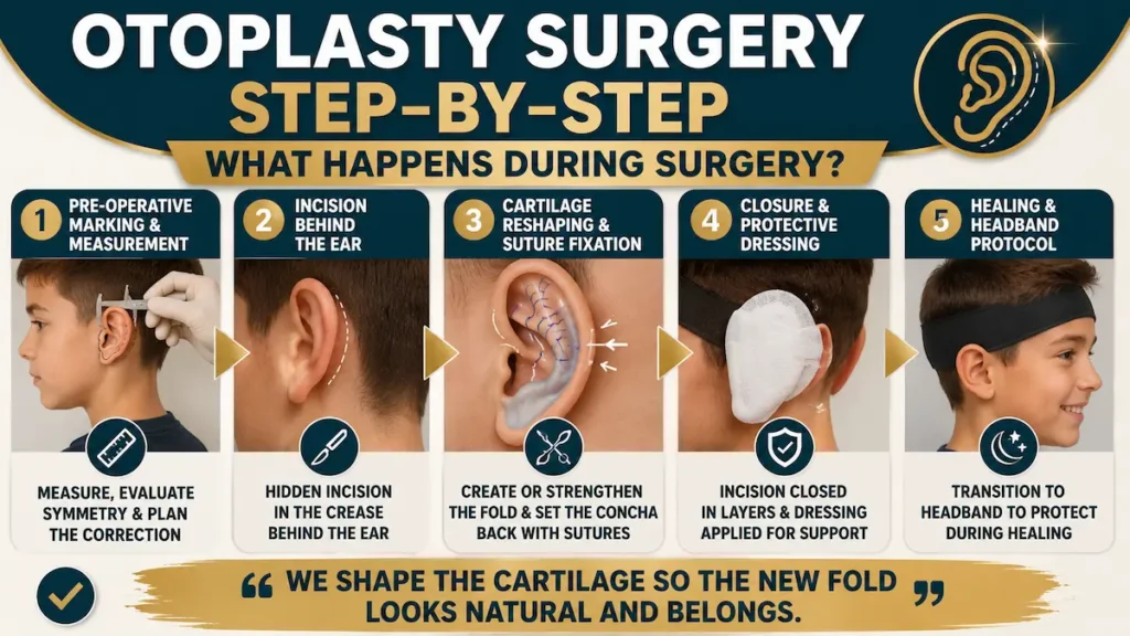 Otoplasty Surgery Step by Step: What Happens During Ear Pinning