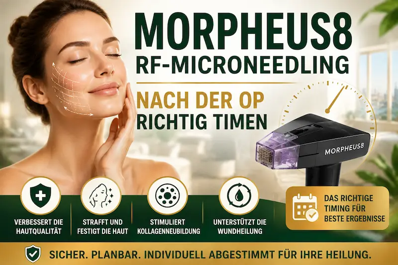 Morpheus8 Türkei: RF-Microneedling nach der OP mit Fokus auf Heilungsverlauf, Hautqualität und richtiges Timing.